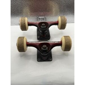 Tensor "Daewon Song" Magnesium Skateboard Trucks Red Wheels and Bearings